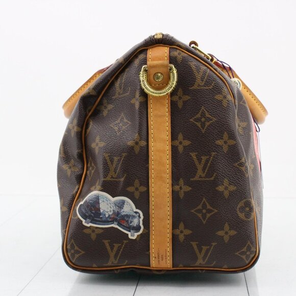 LOUIS VUITTON "Around the world" 35 CM bandoulaier & matching wallet - Picture 3 of 7